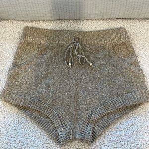 Spell Lurex Knit Shorts